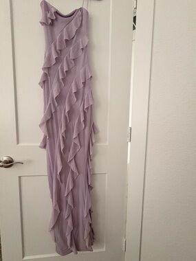 Windsor Lavender Ruffle Maxi Dress